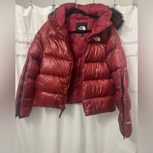 The North Face Women's Red Puffer Jacket